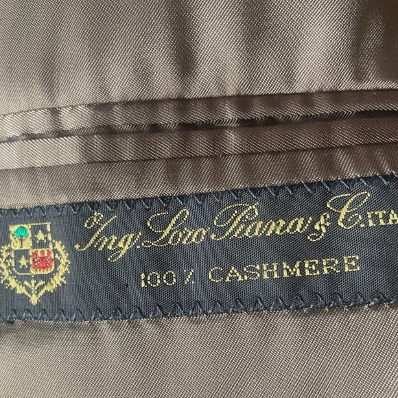 Lora Piana Italian Cashmere Blazer Sport jacket Silk Lined Studio Milan 44 Long - Picture 8 of 10